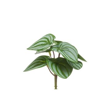 Kunstpflanze Zwergpfeffer PIXIE auf Steckstab, grün-weiß, 13cm