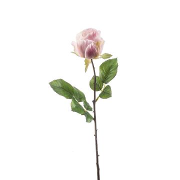 Künstliche Blume Rose POPI, zartrosa, 55cm