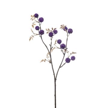 Kunstzweig Maulbeerbaum LYSAN mit Beeren, violett, 65cm