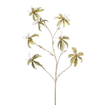 Künstliche Gloriosa SOGNO, grün-gold, 105cm