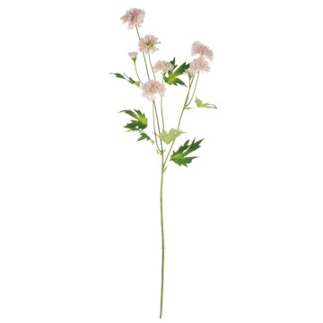 Kunstblumenzweig Chrysantheme REINHARDA, rosa-weiß, 65cm