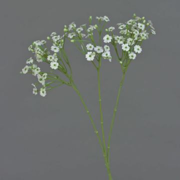 Kunstblumenzweig Schleierkraut SIKINOS, weiß, 65cm, Ø1-1,5cm