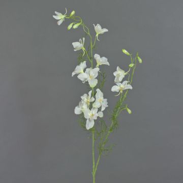 Künstlicher Rittersporn Zweig LUCHANA, weiß, 95cm, Ø11cm