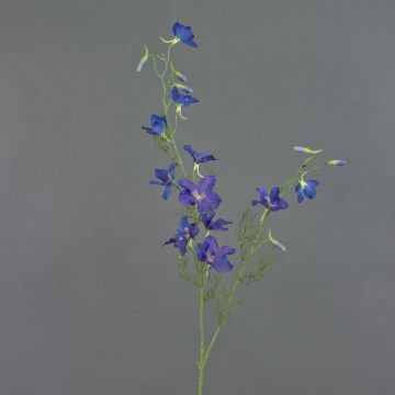 Künstlicher Rittersporn Zweig LUCHANA, blau-violett, 95cm, Ø11cm