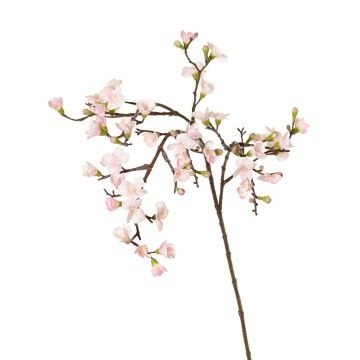 Apfelblütenzweig künstlich SADAKA mit Blüten, hellrosa, 95cm, Ø1,5-4cm