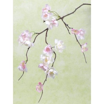 Kunstzweig Japanische Zierkirsche KENZUKE, Blüten, rosa, 85cm