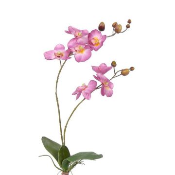 Kunst Phalaenopsis Orchidee NAARA, Steckstab, rosa, 75cm