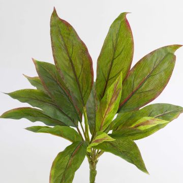 Künstliche Cordyline VALDA auf Steckstab, grün-rot, 30cm