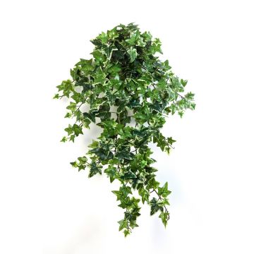 Kunstpflanze Efeuhänger LUKA auf Steckstab, grün-weiß, 70cm