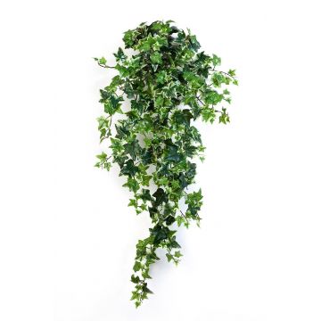 Kunstpflanze Efeuhänger LUKA auf Steckstab, grün-weiß, 90cm