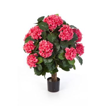 Kunstblume Hortensie HARUKA auf Stamm, rosa, 60cm, Ø9-16cm