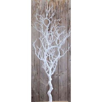 Künstlicher Birnbaum Ast ARTHAS, weiß, 120cm