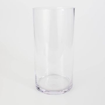 Zylindervase Glas SANSA EARTH, transparent, 25cm, Ø15cm
