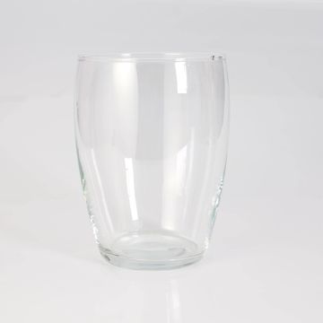 Glas-Vase HENRY, rund bauchig, klar, 19cm, Ø13,5cm