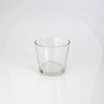 Pflanztopf aus Glas ALENA, klar, 10,5cm, Ø11,5cm