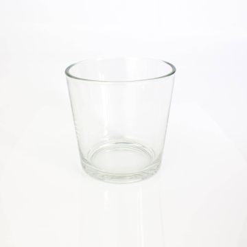Pflanztopf aus Glas ALENA, klar, 19cm, Ø18,5cm