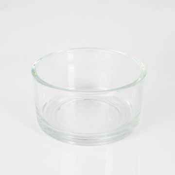 Dekoschale aus Glas VERA EARTH, tansparent 8cm, Ø15cm