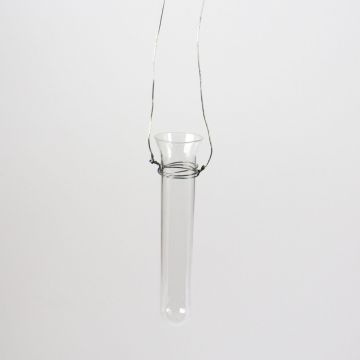 Reagenzglas mit Draht MILO, klar, 11,5cm, Ø2cm