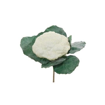 Kunst Gemüse Blumenkohl GUSTL, weiß-grün, 20cm, Ø20cm