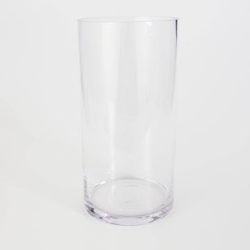Zylindervase Glas SANSA EARTH, transparent, 30cm, Ø15cm
