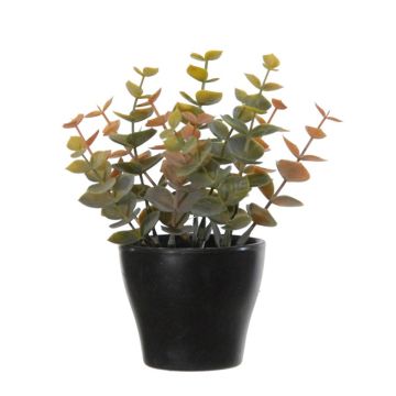 3 Stück Künstliche Eukalyptus-Pflanzen Zum Aufhängen - Topf 8,9x8 Cm, Gesamtlänge 63 Cm