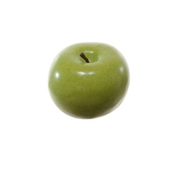 Plastik Obst Apfel AILIM, grün, 6cm, Ø7,5cm