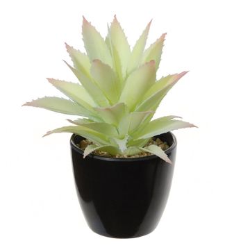 Künstliche Agave americana KOSEY, Übertopf, hellgrün-rot, 16cm Künstliche Agave americana KOSEY, Übertopf, hellgrün-rot, 16cm