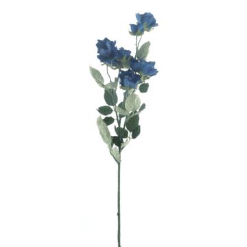 Kunstzweig Wildrose FOSETTA, Eco Collection, royalblau, 70cm, Ø3-5cm