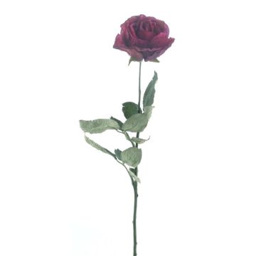 Kunst Rose FREIDA, Eco Collection, dunkelpink, 65cm, Ø7cm