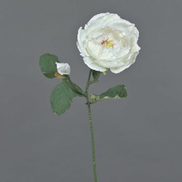 Künstliche Blume Magnolie GARETHO, Eco Collection, weiß-lila, 70cm, Ø10cm