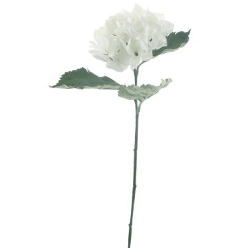 Kunstblume Hortensie GUNILLA, Eco Collection, weiß-lila, 60cm, Ø12cm