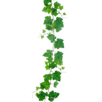 Künstliche Weinreben Girlande IGNATIUS, Eco Collection, grün, 150cm