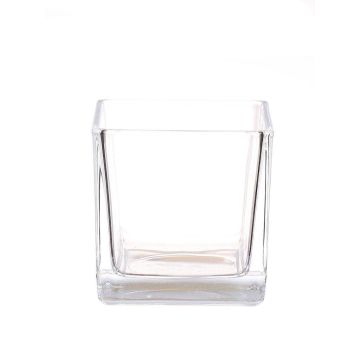 Glaswindlicht KIM AIR, Glas, transparent, 8x8x8cm
