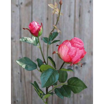 Künstliche Rose CARUSA, pink, 80cm, Ø8cm