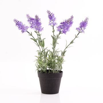 Kunst Lavendel LOUISE im Dekotopf, hellviolett, 30cm, Ø3cm
