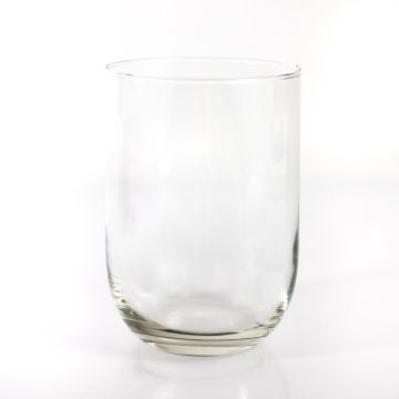 Transparente Vase MARISA aus Glas, 20cm, Ø13,5cm