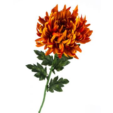 Kunst Chrysantheme KESARA, orange, 65cm, Ø16cm