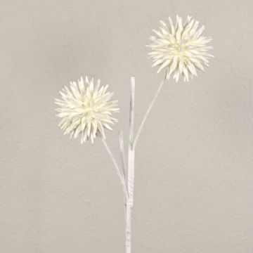Kunststoffschaum Allium Zweig künstlich CHIRARA, weiß, 90cm, Ø10cm