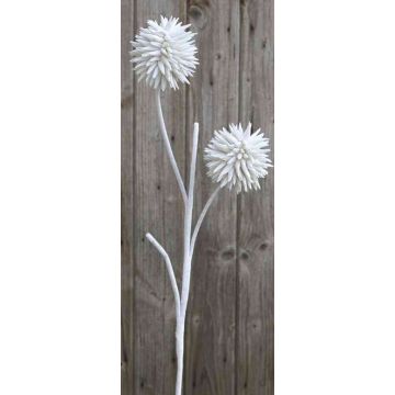 Kunst Allium CHIRARA, weiß, 95cm, Ø10cm