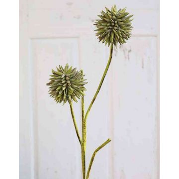 Kunst Allium CHIRARA, grün-braun, 95cm, Ø10cm