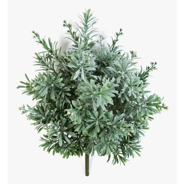 Kunst Crossostephium SAKIKO auf Steckstab, grün-silber, 40cm