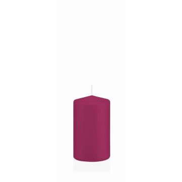 Laternenkerze MAEVA, magenta, 10cm, Ø6cm, 33h - Made in Germany