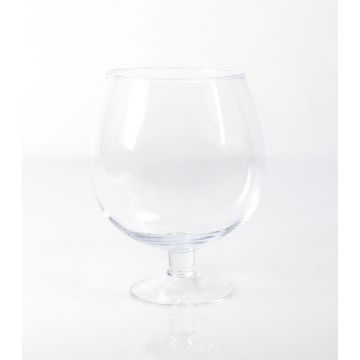 Cognacschwenker XXL LIAM auf Fuß, Glas, klar, 20cm, Ø15cm