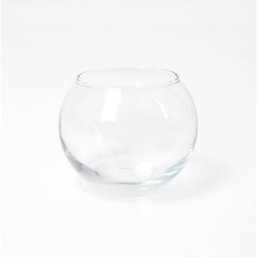 Kugelglas TOBI EARTH, transparent, klar, 8cm, Ø9,5cm