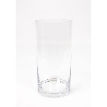 Zylindervase Glas SANSA EARTH, transparent, 25cm, Ø12cm