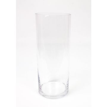 Zylindervase Glas SANSA EARTH, transparent, 29,5cm, Ø12cm