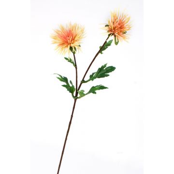 Kunstblume Chrysantheme ESTELLE, aprikose-rosa, 70cm, Ø8-10cm