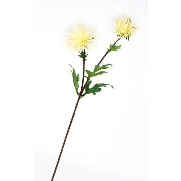 Kunstblume Chrysantheme ESTELLE, creme, 70cm, Ø8-10cm