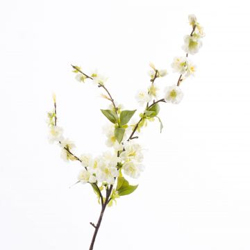 Kunst Kirschblütenzweig VALESKA mit Blüten, weiß, 85cm