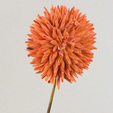Kunststoffschaum Zierlauch MERAL, orange, 80cm, Ø14cm
